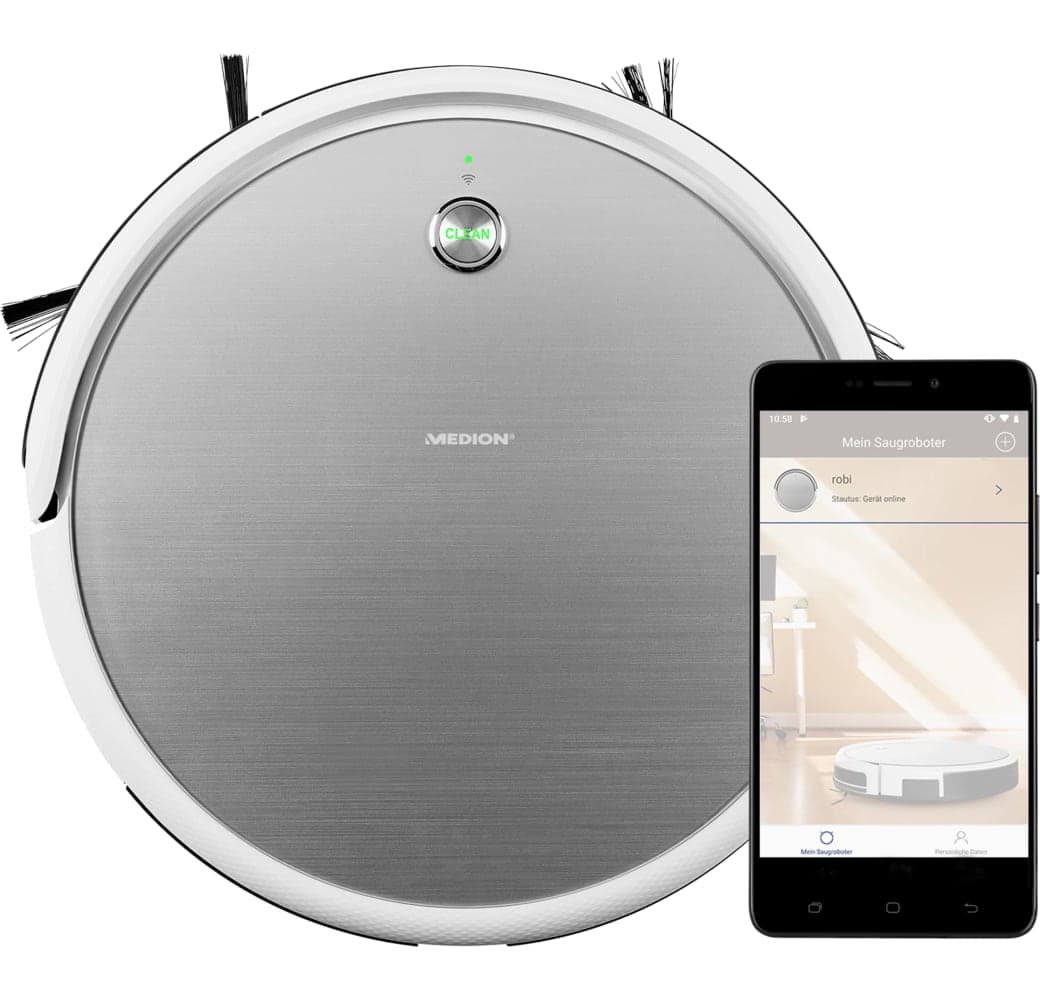 Plata Medion MD 18318 robot cleaner WIFI Gyro App DS.1