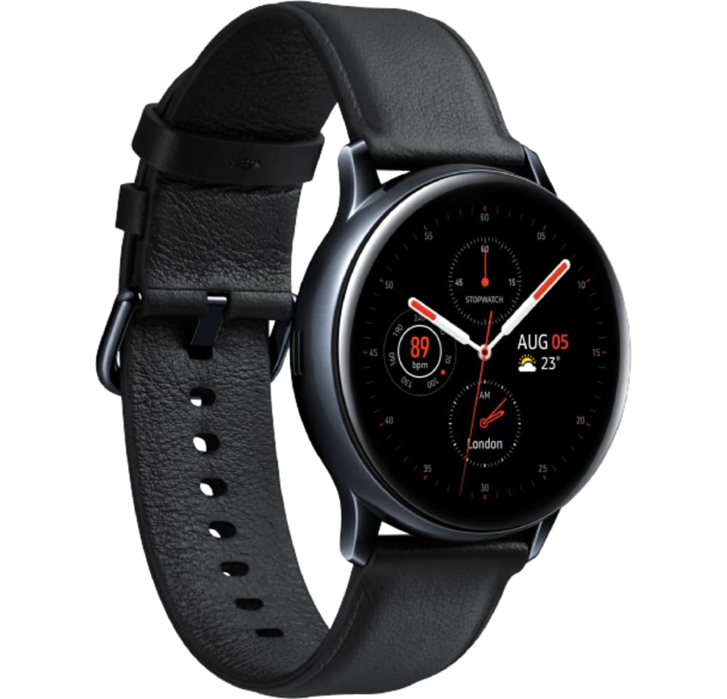 Schwarz Samsung Galaxy Watch Active2 Smartwatch, Stainless Steel, 40mm.2
