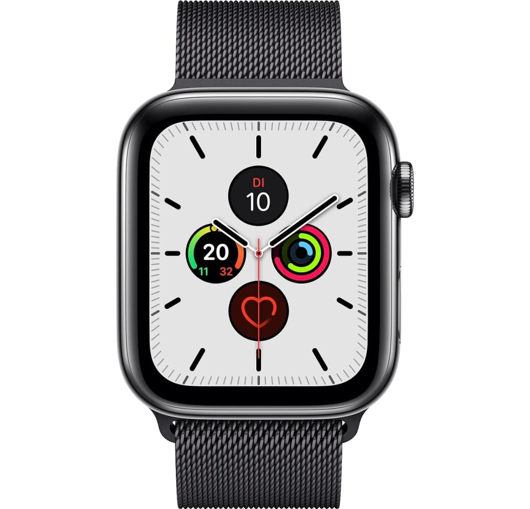 Space Black Apple Watch Series 5 GPS + Cellular, Stainless Steel Case, 40mm.1