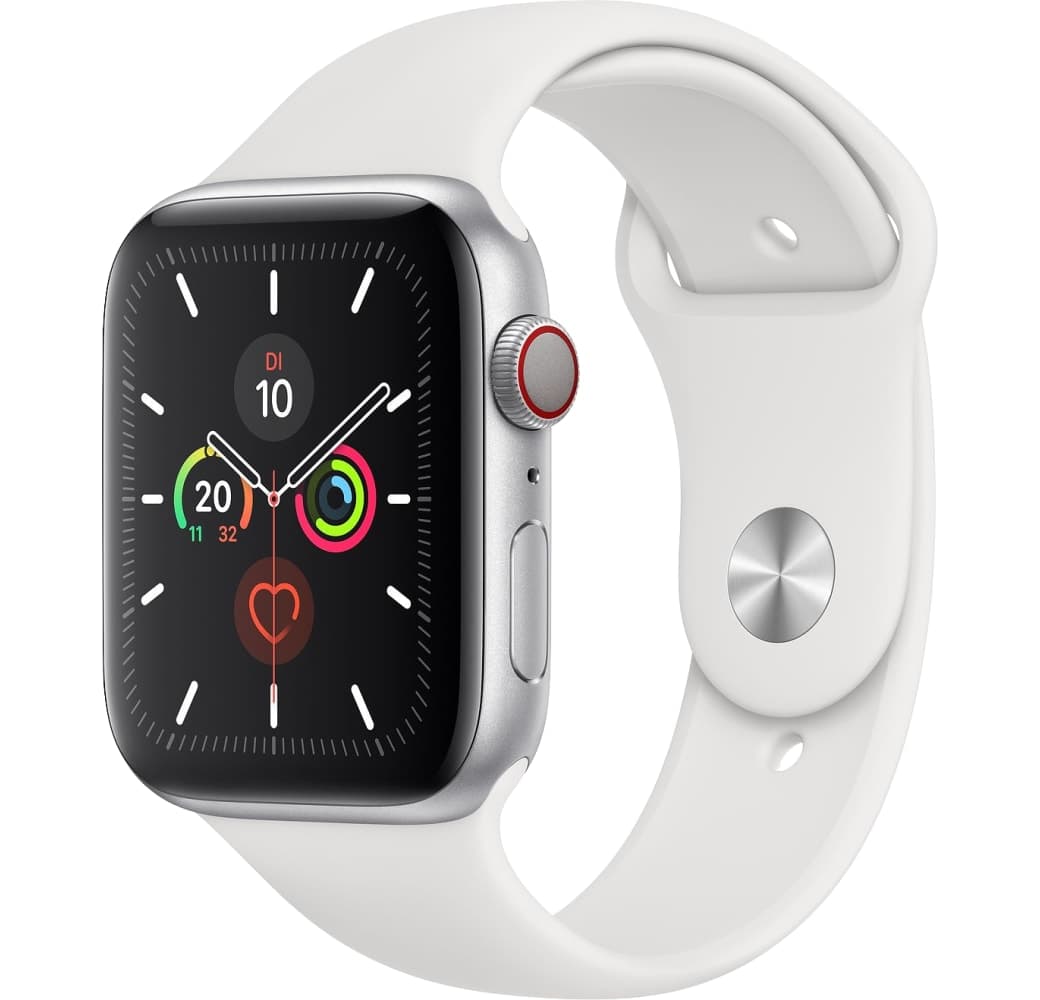 White Apple Watch Series 5 GPS + Cellular, Aluminium Case, 40mm.2