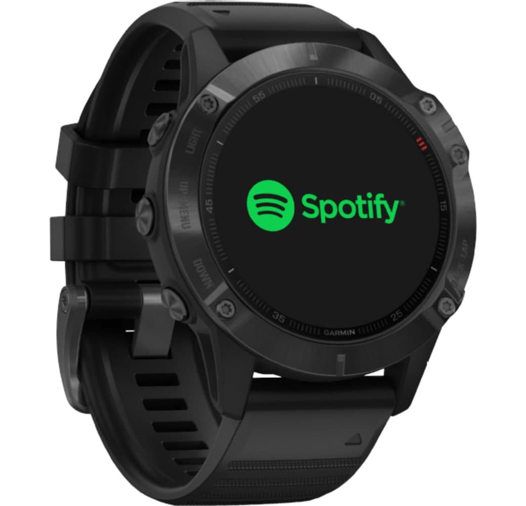 Black Garmin Fenix 6 Pro Smartwatch, Stainless Steel, 47mm.4