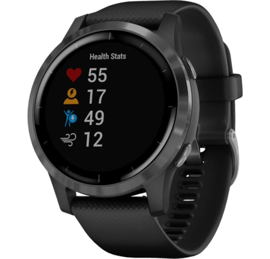 Schwarz Garmin Vivoactive 4 GPS-Sportuhr.3