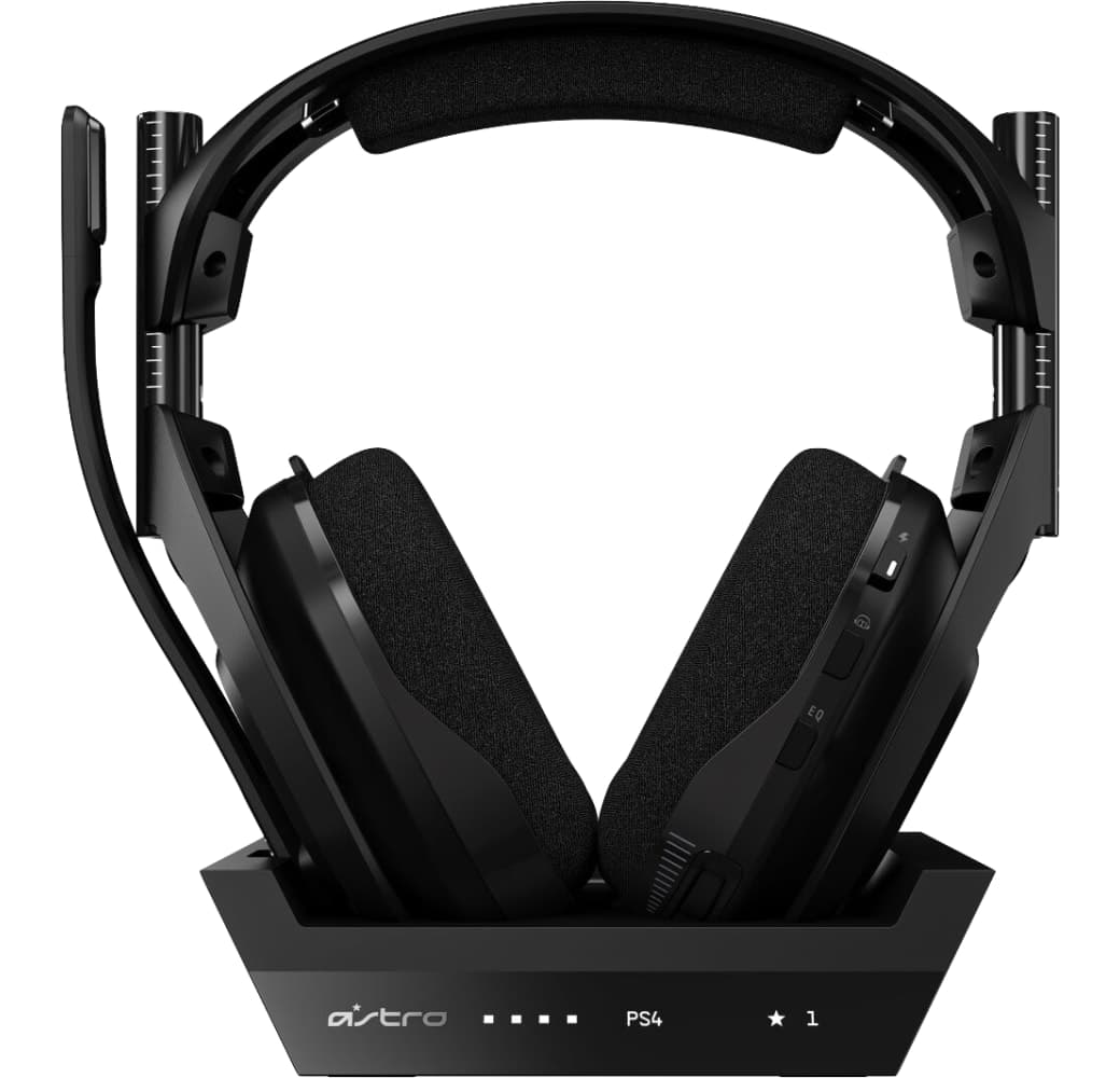 Black ASTRO Gaming A50 Wireless Headphones + Base Station, Gen 4.2
