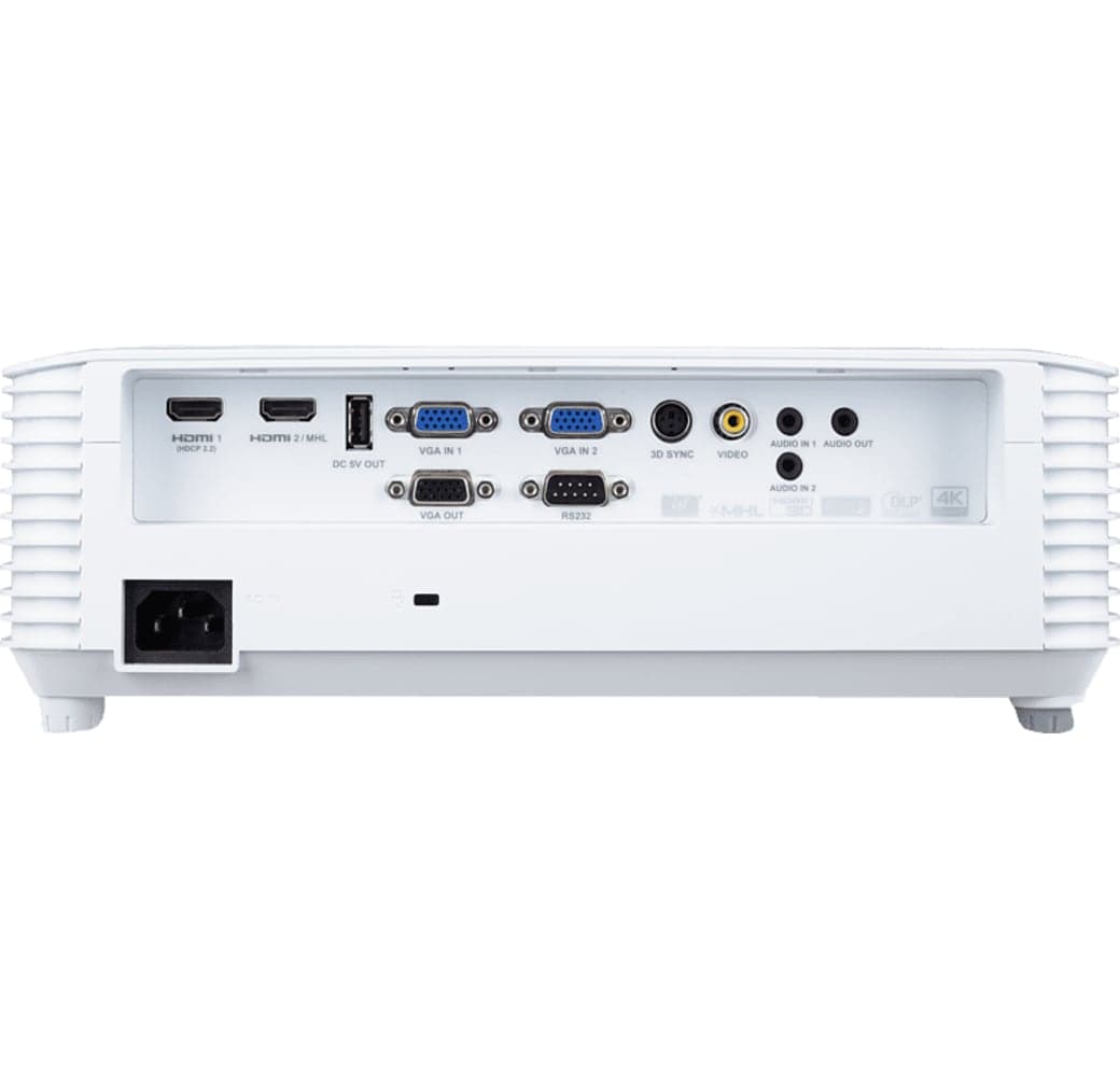 White Acer V6520 Projector - Full HD.4