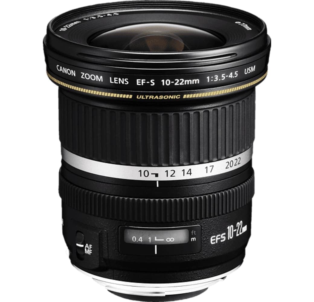 Black Canon EF-S 10-22mm f/3.5-4.5 USM Lens.1