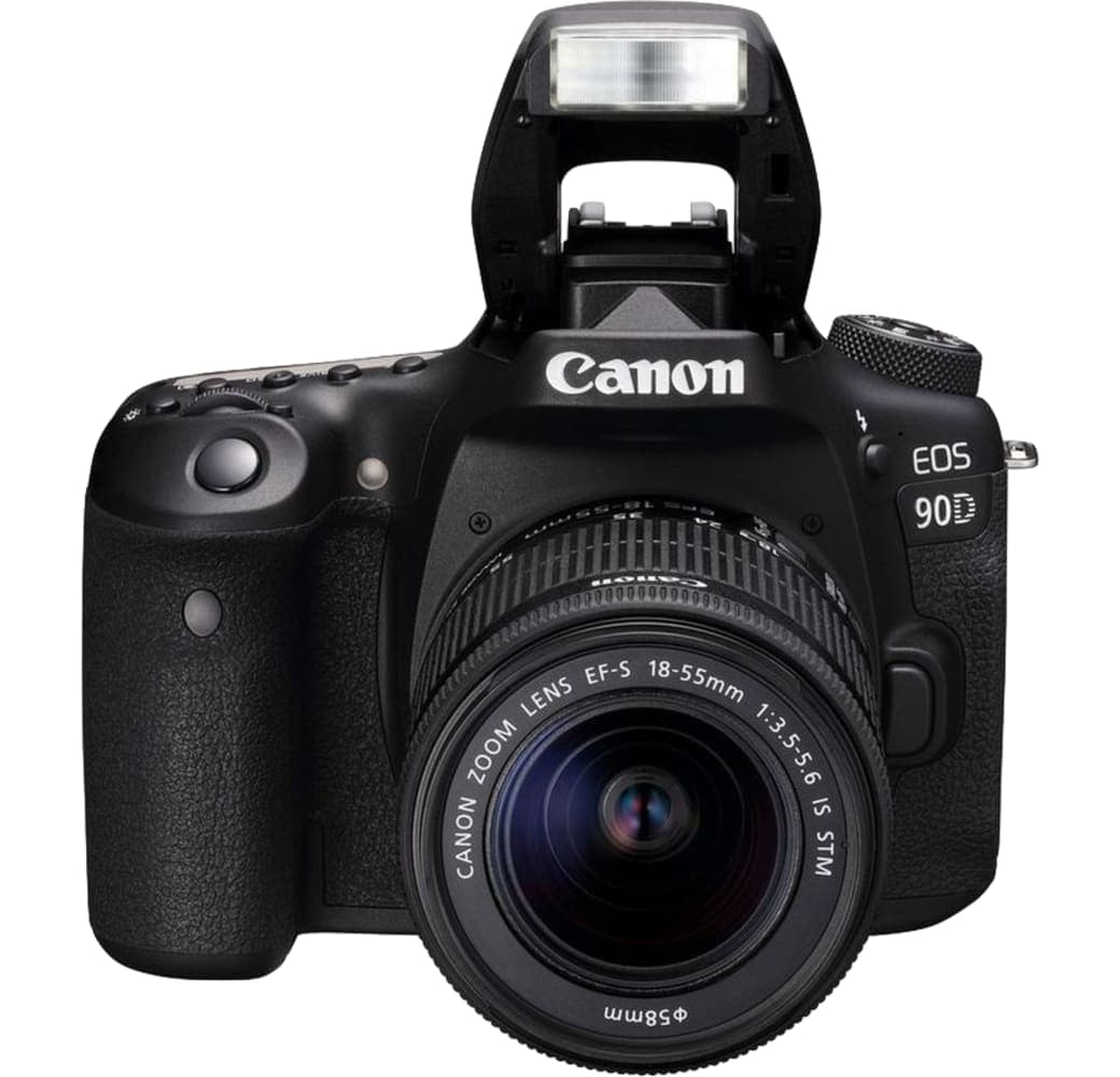 Black Canon EOS 90D Camera Kit with EF-S 18-55mm f/3.5-5.6 IS STM Lens.1