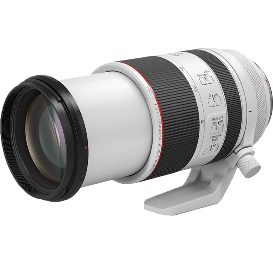White Canon RF 70-200mm f/2.8 L US USM lens.2