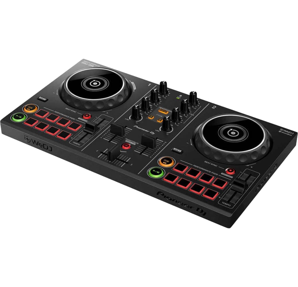 Black Pioneer DJ DDJ-200 Smart DJ controller.4
