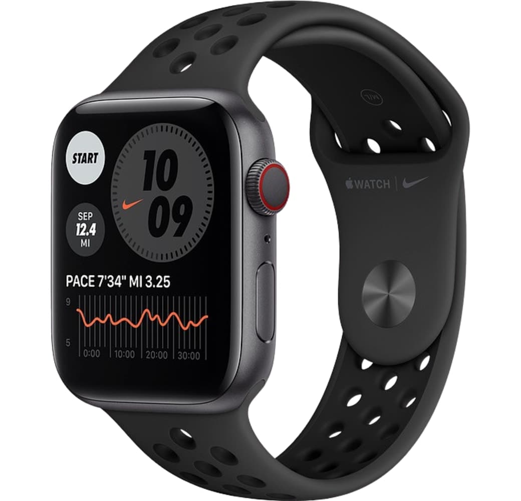 Anthrazit / schwarz Apple Watch Nike Series 6 GPS + Cellular, Aluminiumgehäuse, 40 mm.1