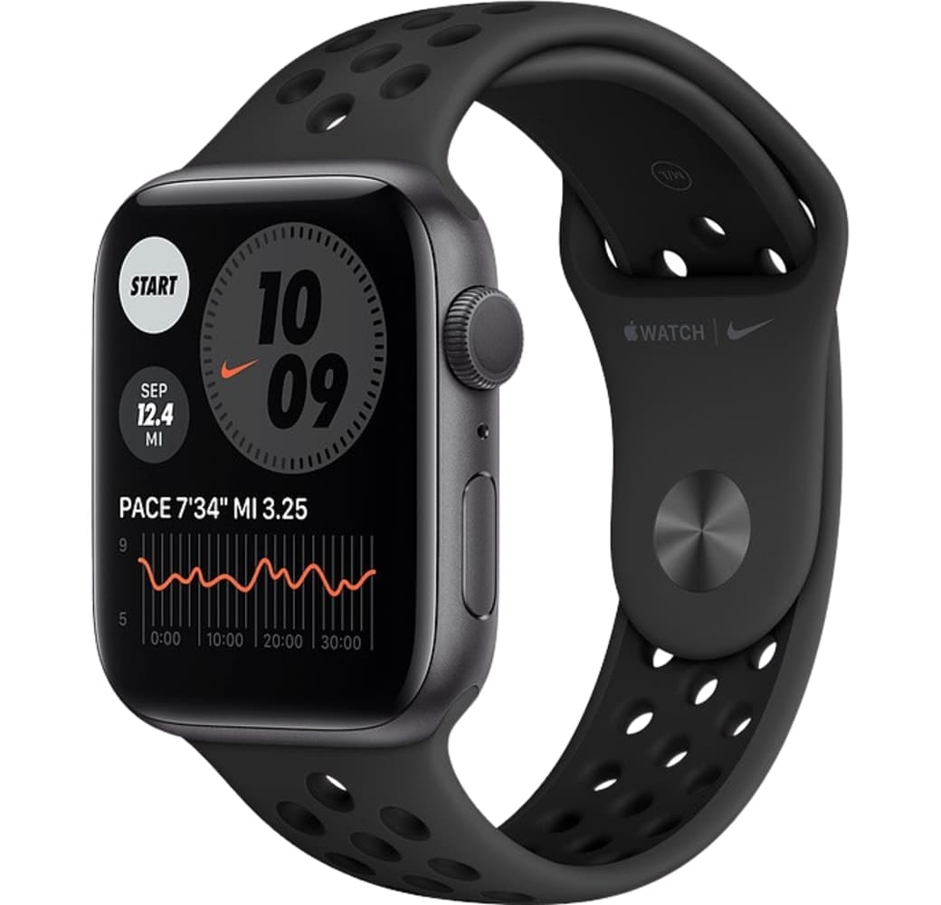 Anthracite/black Apple Watch Nike Series 6 GPS, Aluminium case, 44mm.1