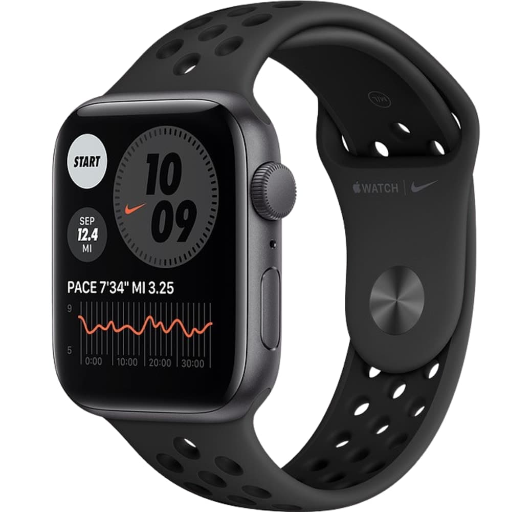 Anthracite/black Apple Watch Nike SE GPS, Aluminium case, 44mm.1