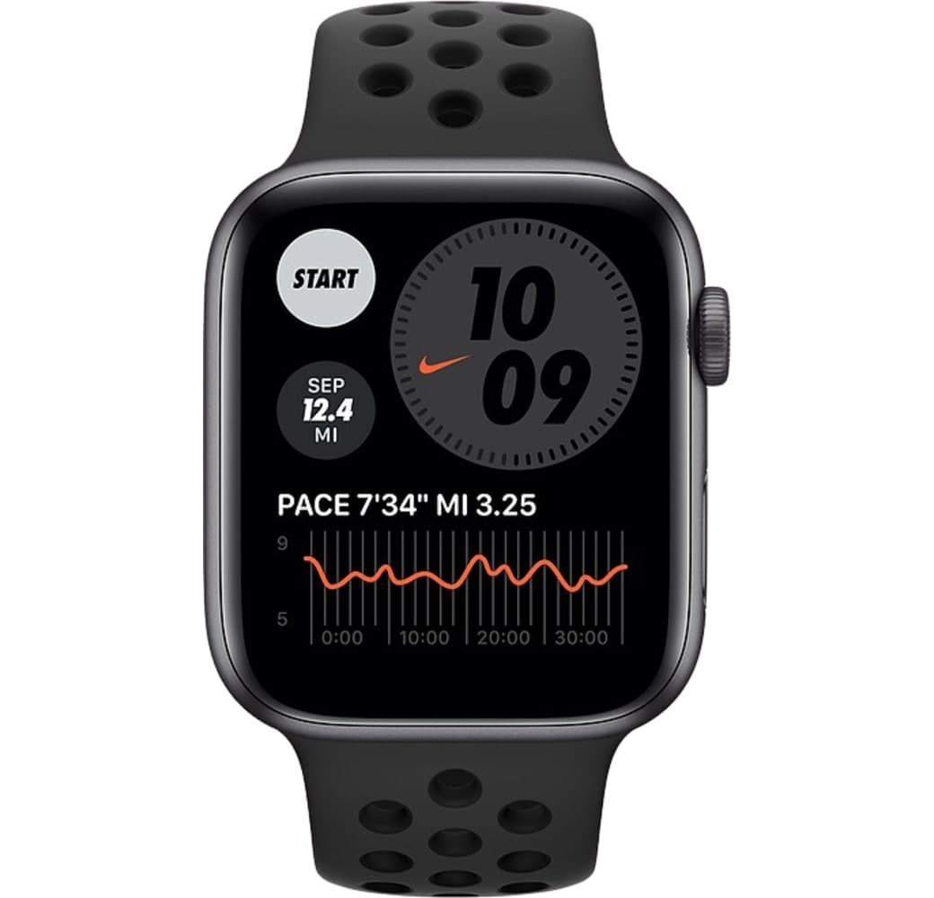 Anthracite/black Apple Watch Nike SE GPS, Aluminium case, 44mm.2
