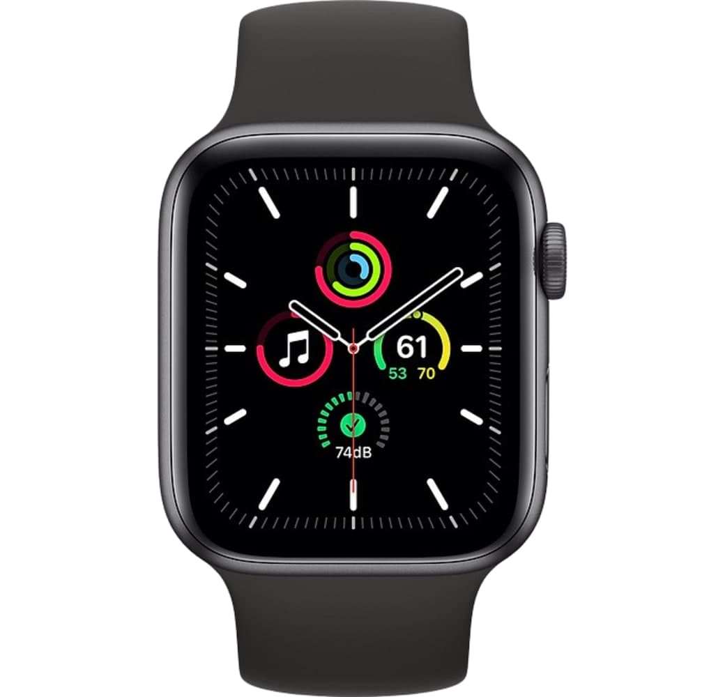 Black Apple Watch SE GPS, Aluminium case, 40mm.2