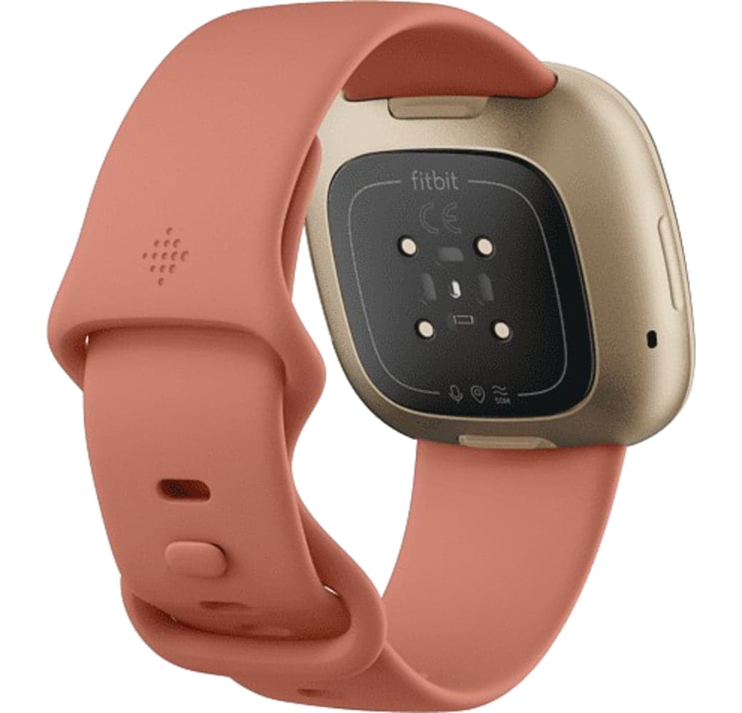 Ton und weiches Gold Fitbit Versa 3 Smartwatch, Aluminium, 41mm.4