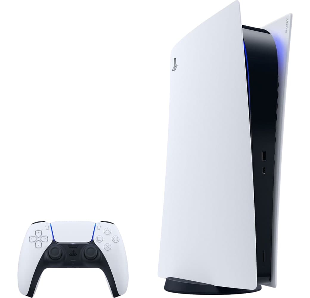 White Sony PlayStation 5 Digital Edition.1