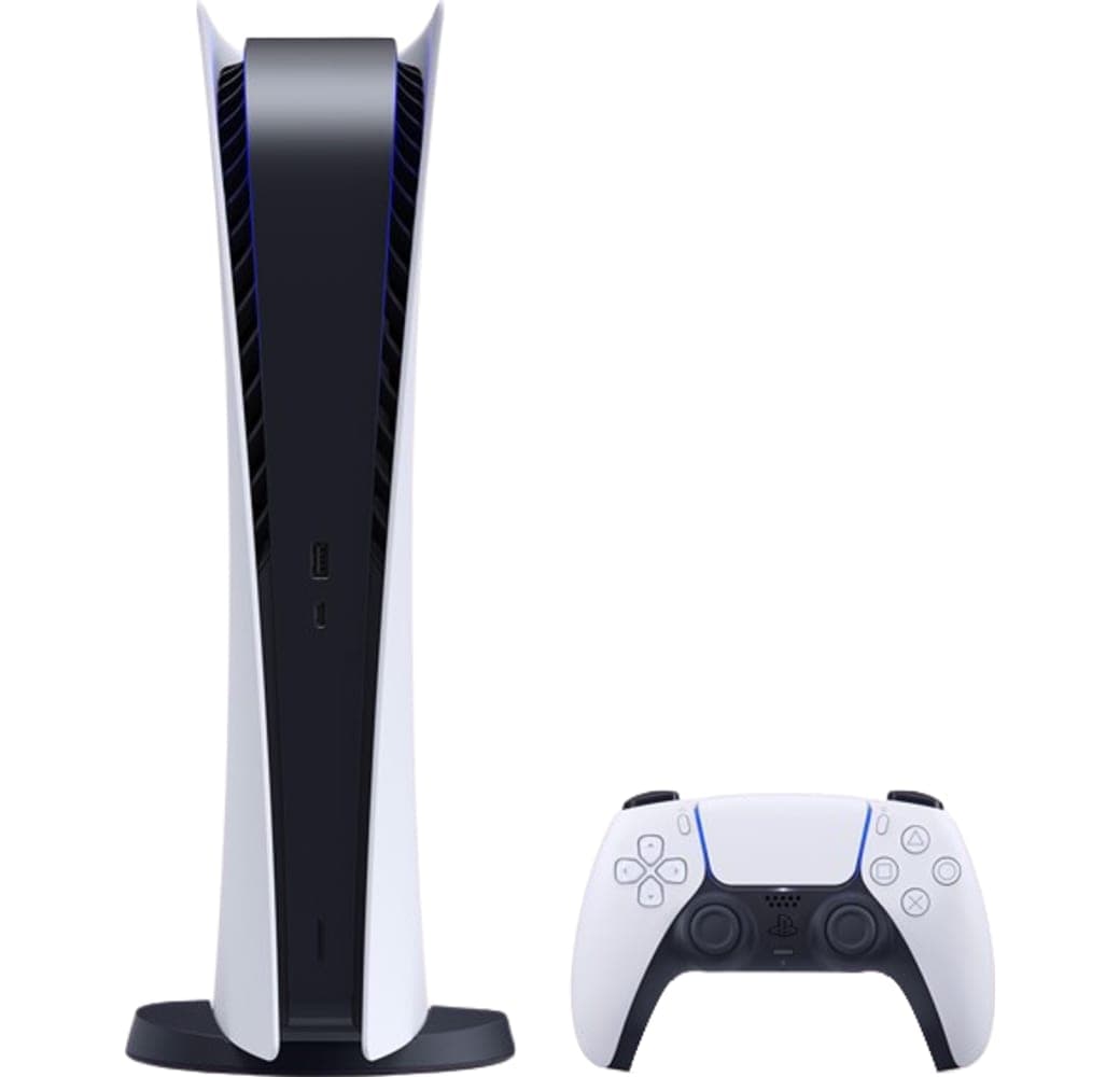White Sony PlayStation 5 Digital Edition.2