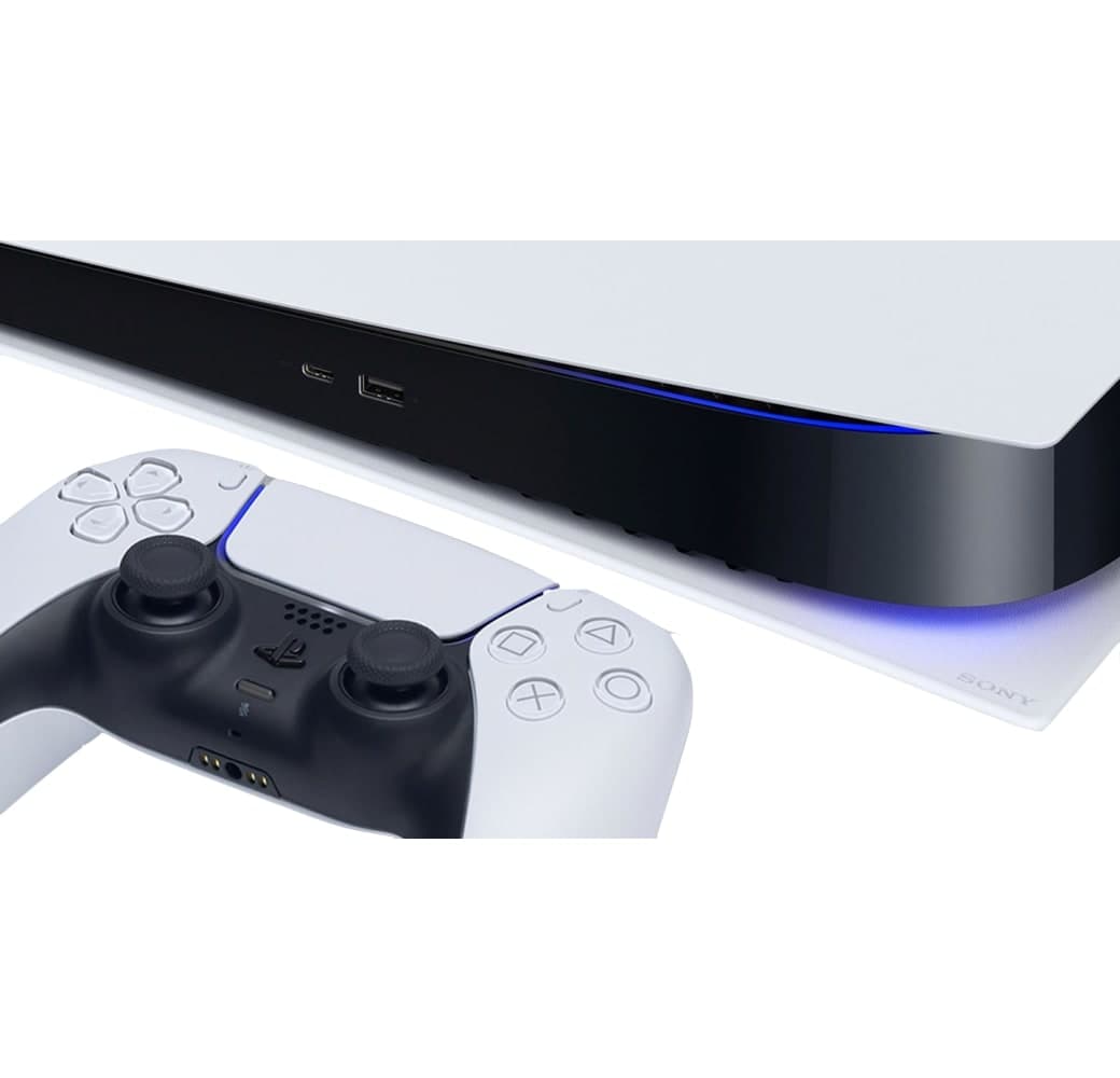 White Sony PlayStation 5 Digital Edition.4