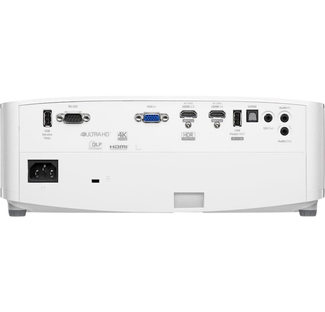White Optoma UHD30 Projector - 4K.4