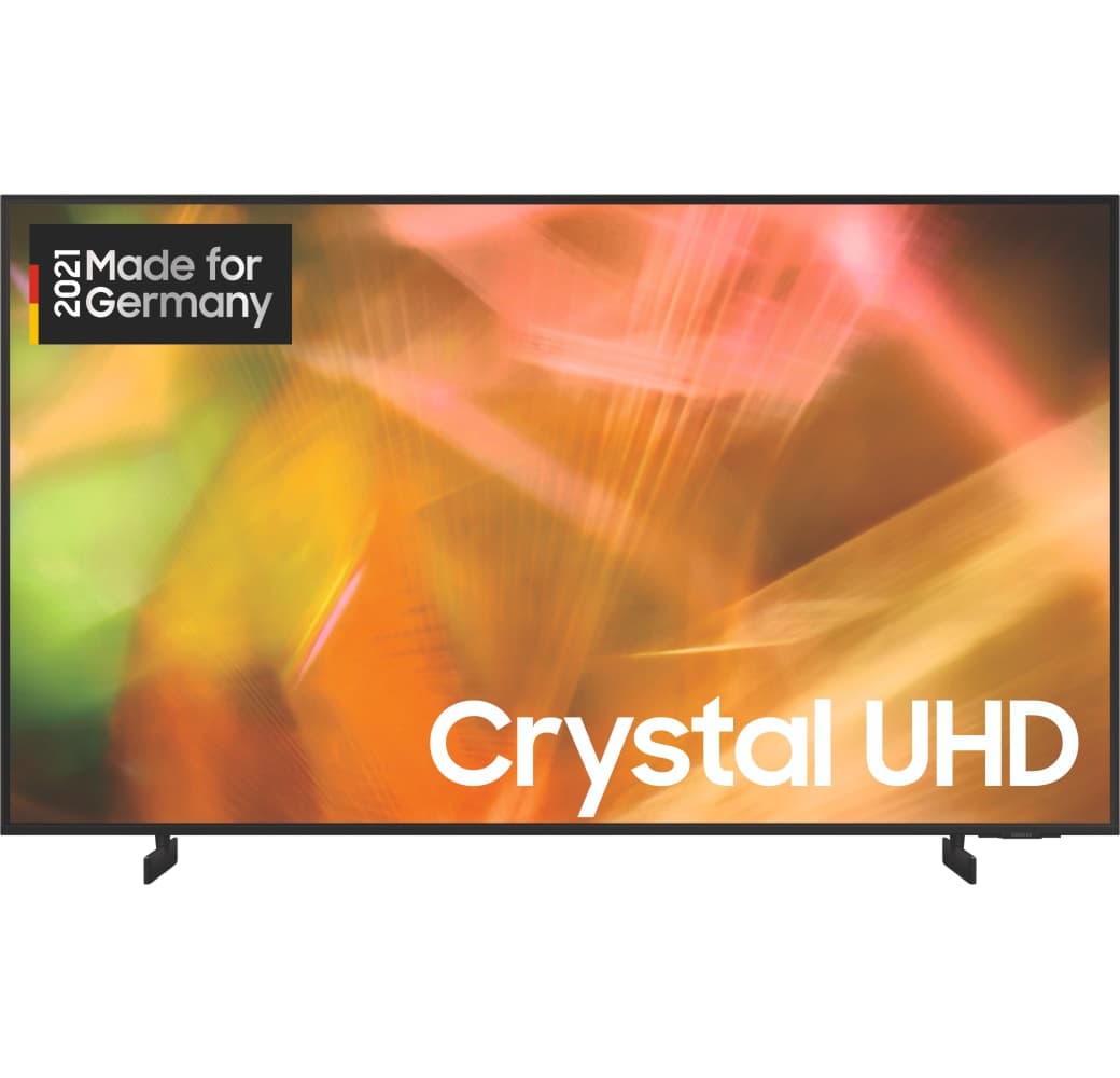 Black Samsung TV 55" GU55AU8079UXZG LED UHD 4K.1