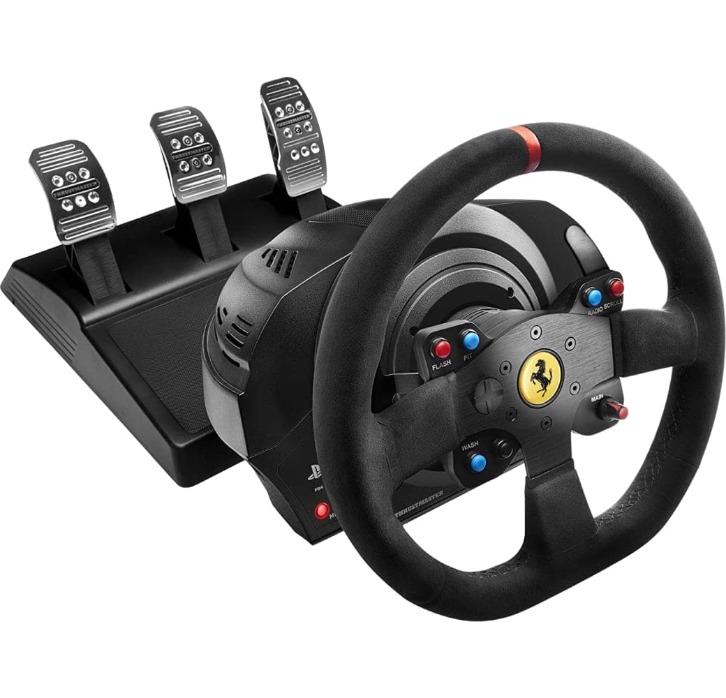 Black Thrustmaster T300 Ferrari Racing Steering Wheel.1