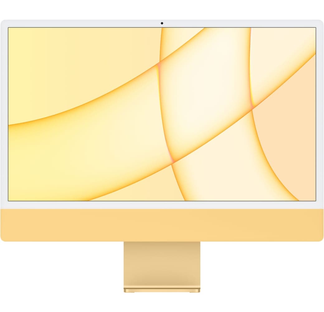 Yellow iMac 24" - Apple M1 Chip 8GB Memory 512GB SSD - Integrated 8-core GPU.1