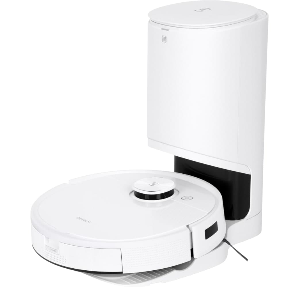 White Ecovacs Deebot T9+ Vacuum & Mop Robot Cleaner with Automatic Dirt Disposal.1