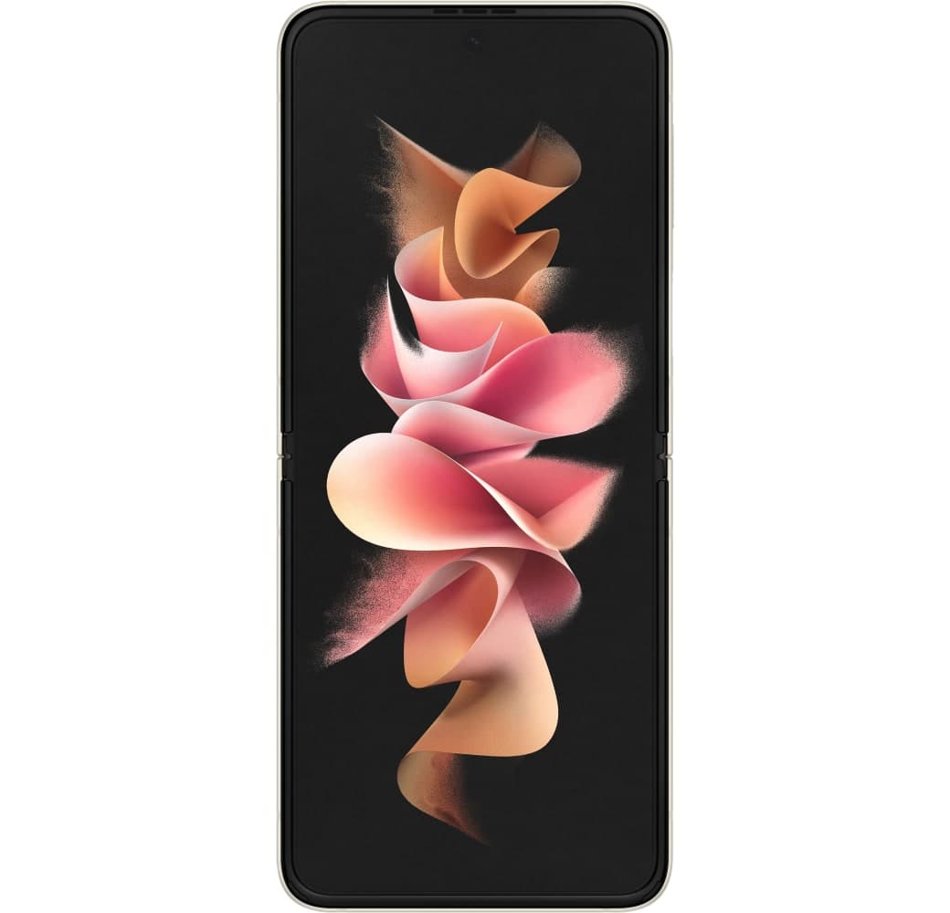 Cream Samsung Galaxy Z Flip 3 Smartphone - 128GB - Dual Sim.5