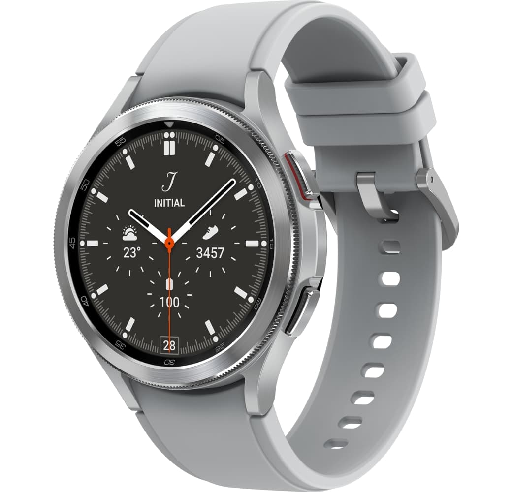 Silber Samsung Galaxy Watch4 Classic LTE Smartwatch, Stainless steel case, 46mm.1