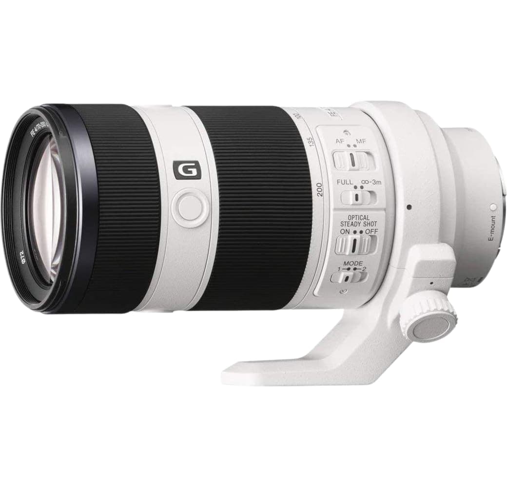 White Sony SEL 70-200mm f/4 G-series.1