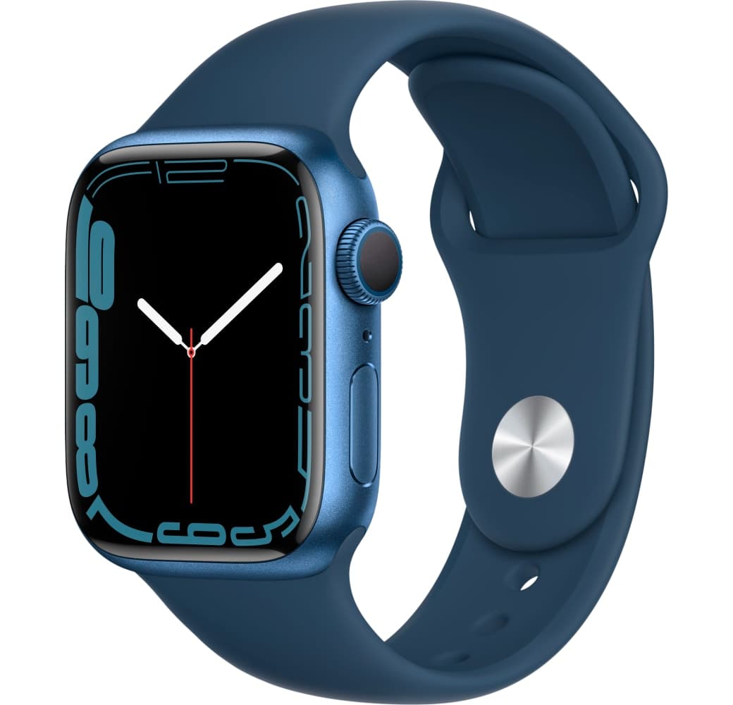 Blue Apple Watch Series 7 GPS + Cellular, Aluminium Case, 45mm.1