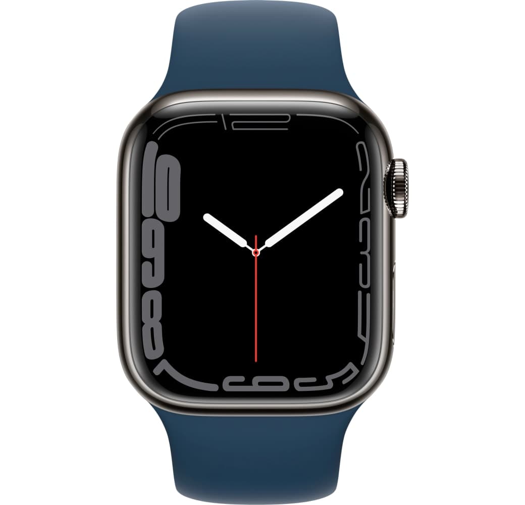 Graphit Apple Watch Series 7 GPS + Cellular, Edelstahlgehäuse, 41 mm.2