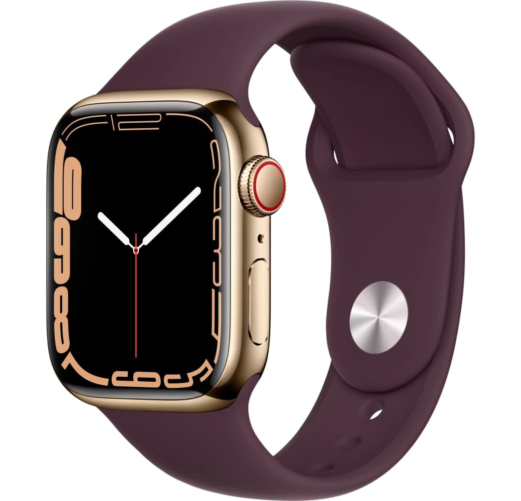 Gold Apple Watch Series 7 GPS + Cellular, Stainless Steel Case, 45mm.1