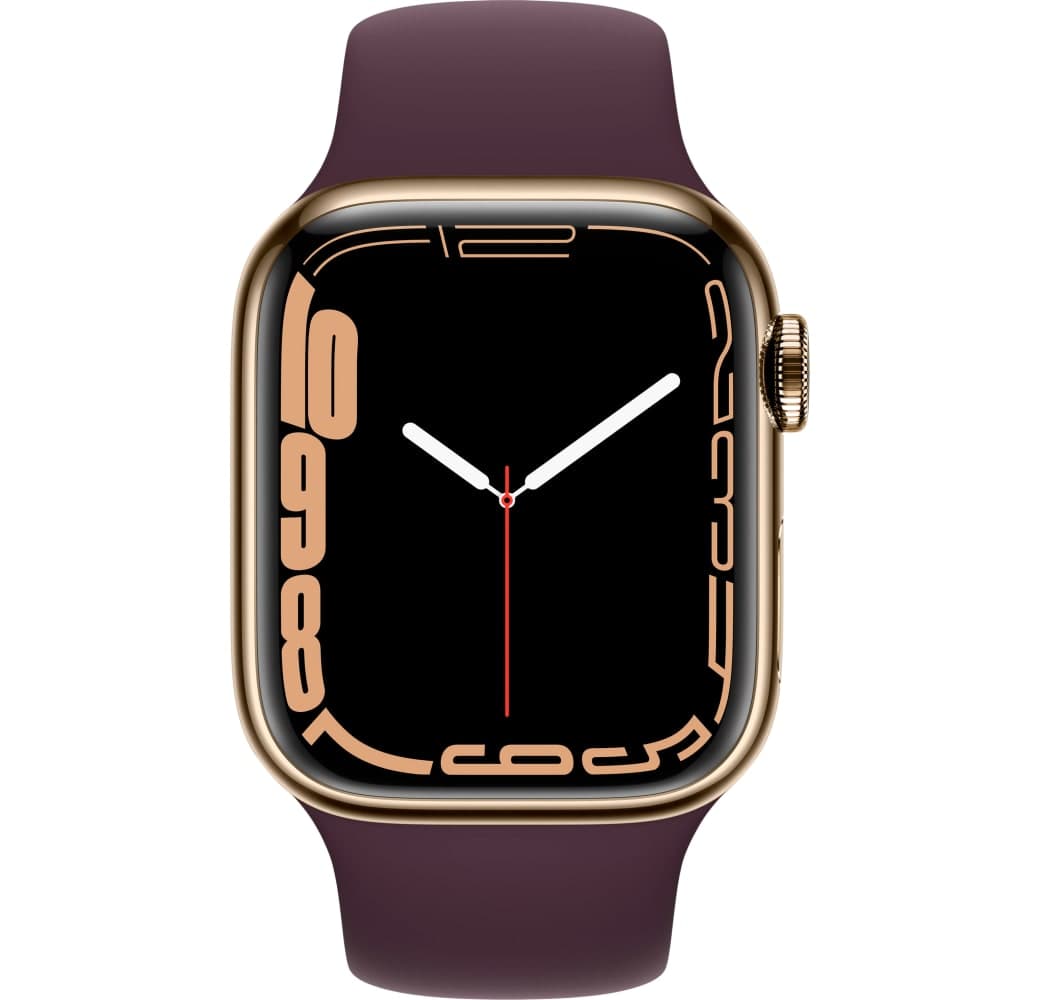 Gold Apple Watch Series 7 GPS + Cellular, Stainless Steel Case, 45mm.2