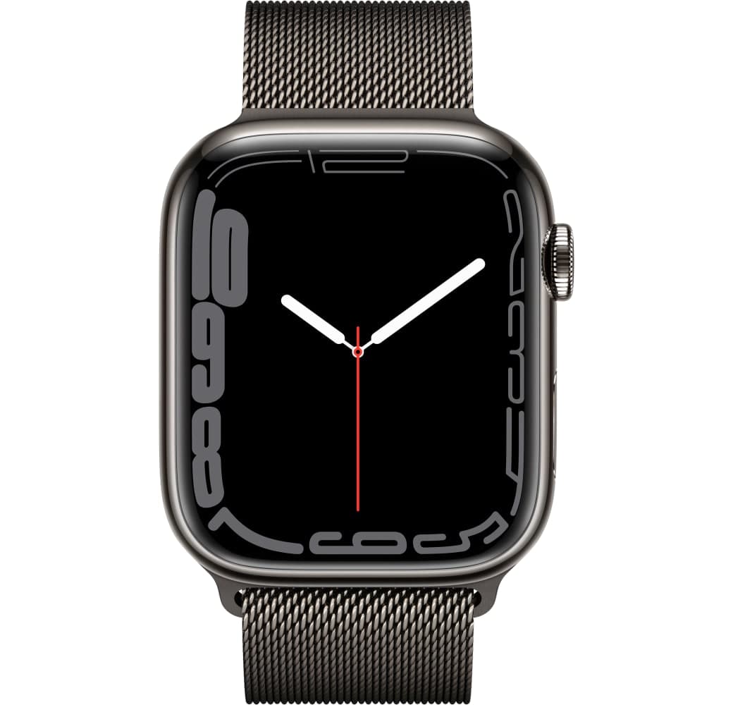 Graphite Apple Watch Series 7 GPS + Cellular, Stainless Steel Case, 45mm.2
