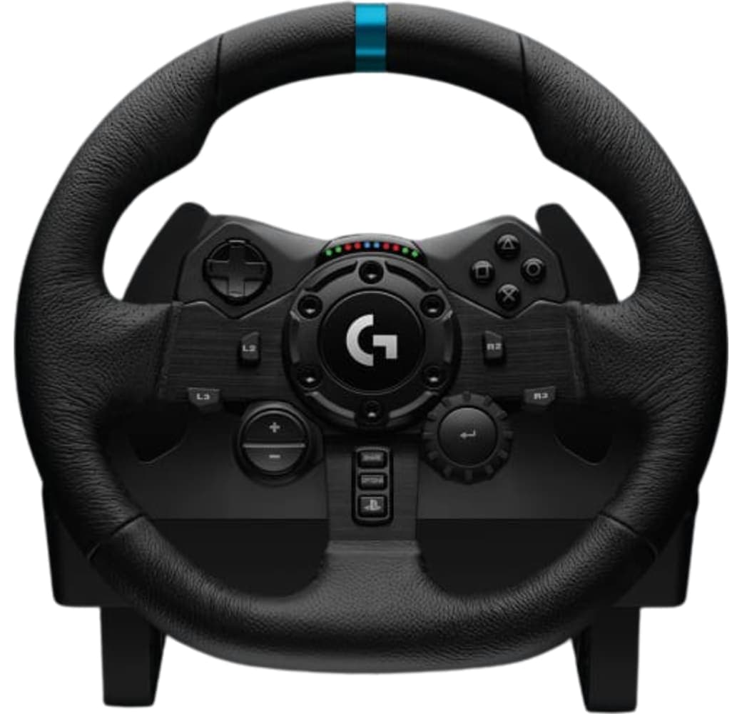 Black Logitech G923 Gaming Wheel (Playstation + PC).2