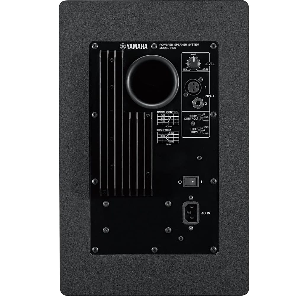 Zwart Yamaha HS8 Actieve 2-weg Nearfield Monitor (stuk).4