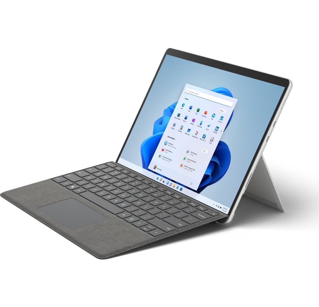Platin Microsoft Surface Pro 8 - Intel® Core™ i5-1135G7 - 8GB 256GB SSD - Iris® Xe Graphics (nur Gerät).1