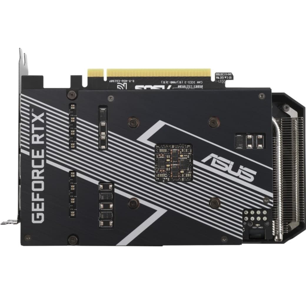 Black Asus Dual GeForce RTX 3060 Ti V2 MINI Graphics Card (LHR).4