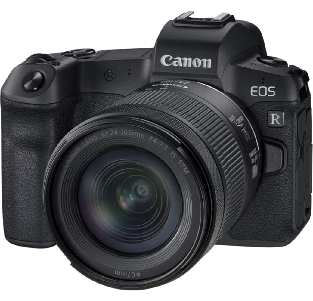Black Canon EOS R Camera Kit with RF 24-105 mm f/4.0-7.1 IS STM Kit Lens.1