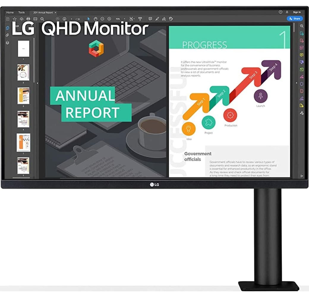 Schwarz LG - 27" 27QN880-B Ergo (SOLD) 27QN880-B.AEU.2