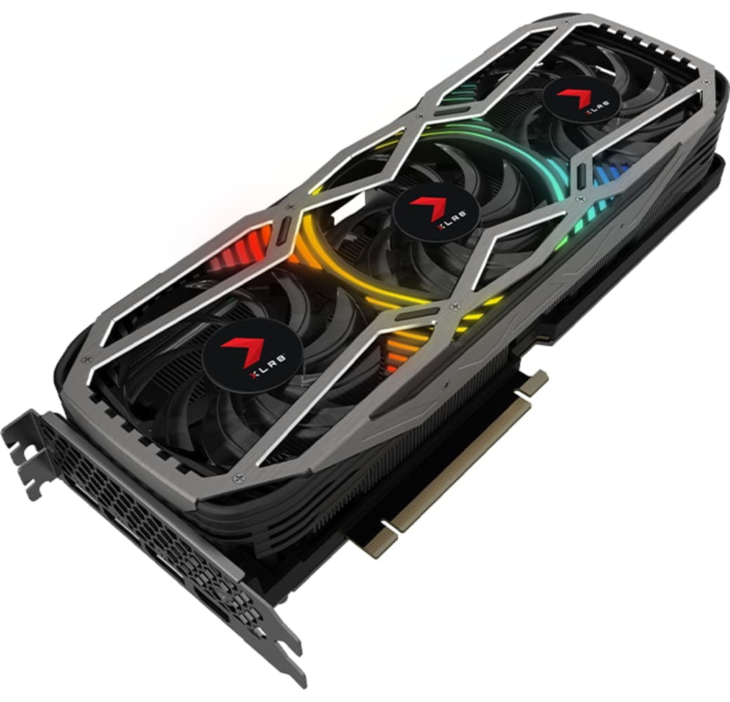 Black PNY XLR8 Gaming REVEL EPIC-X RGB (LHR) GeForce RTX 3070 Graphics Card.1