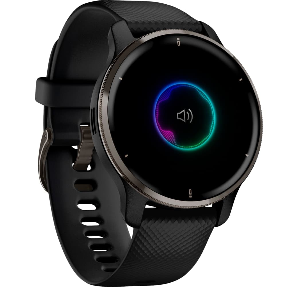 Graphite Garmin Venu 2 PLUS Smartwatch, Reinforced Polymer Case, 43mm.3