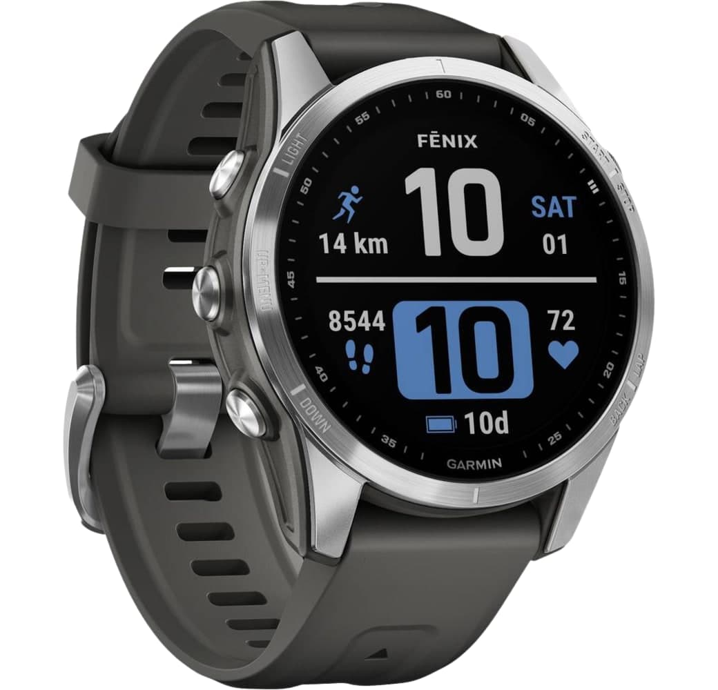 Graphite Garmin FENIX 7S Smartwatch, Stainless Steel Case, 42mm.2