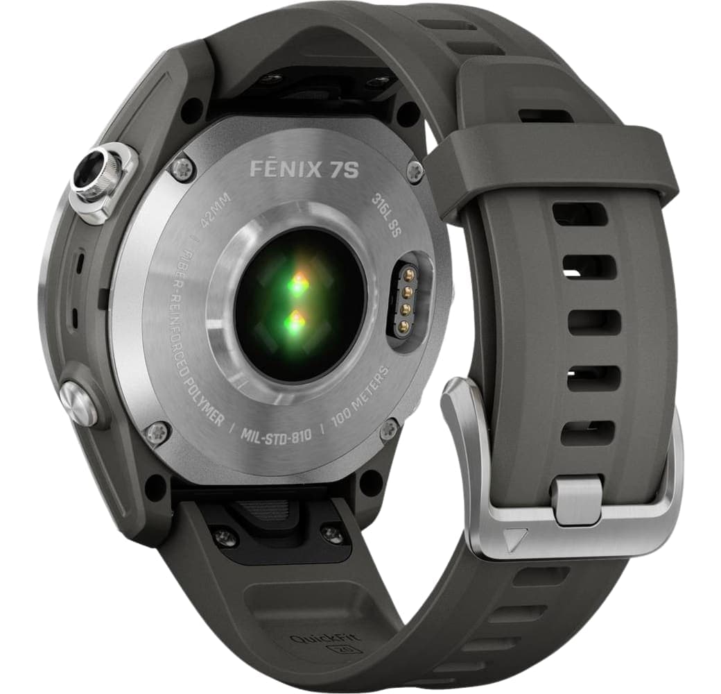 Graphite Garmin FENIX 7S Smartwatch, Stainless Steel Case, 42mm.5