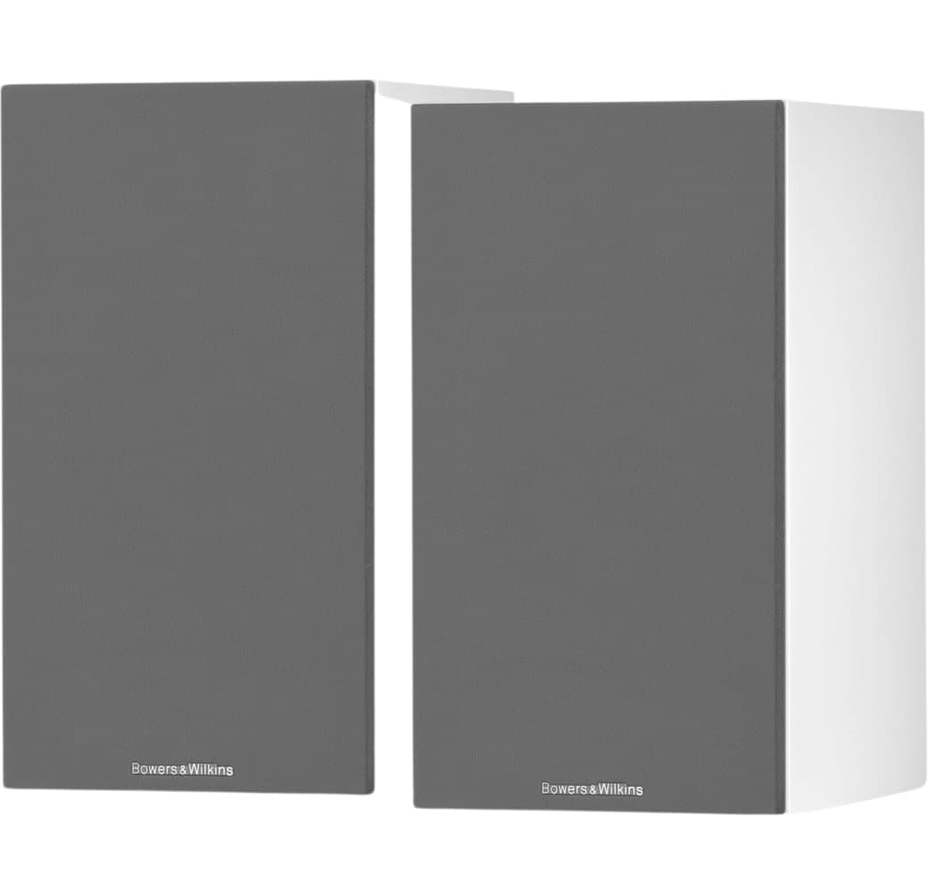 White Bowers & WIlkins 607 S2 Anniversary Edition Bookshelf speakers (piece).4