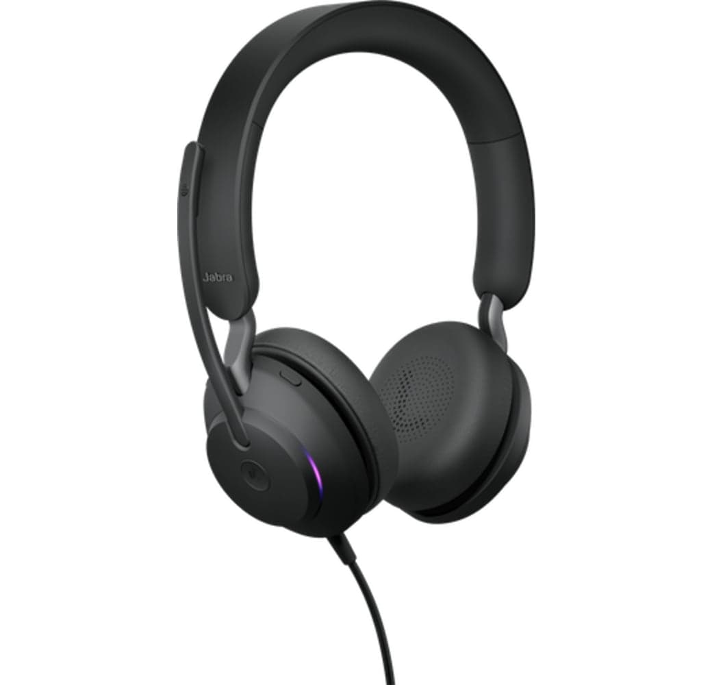 Black Jabra Evolve2 40 UC Stereo (USB-A) Office Headphones.3