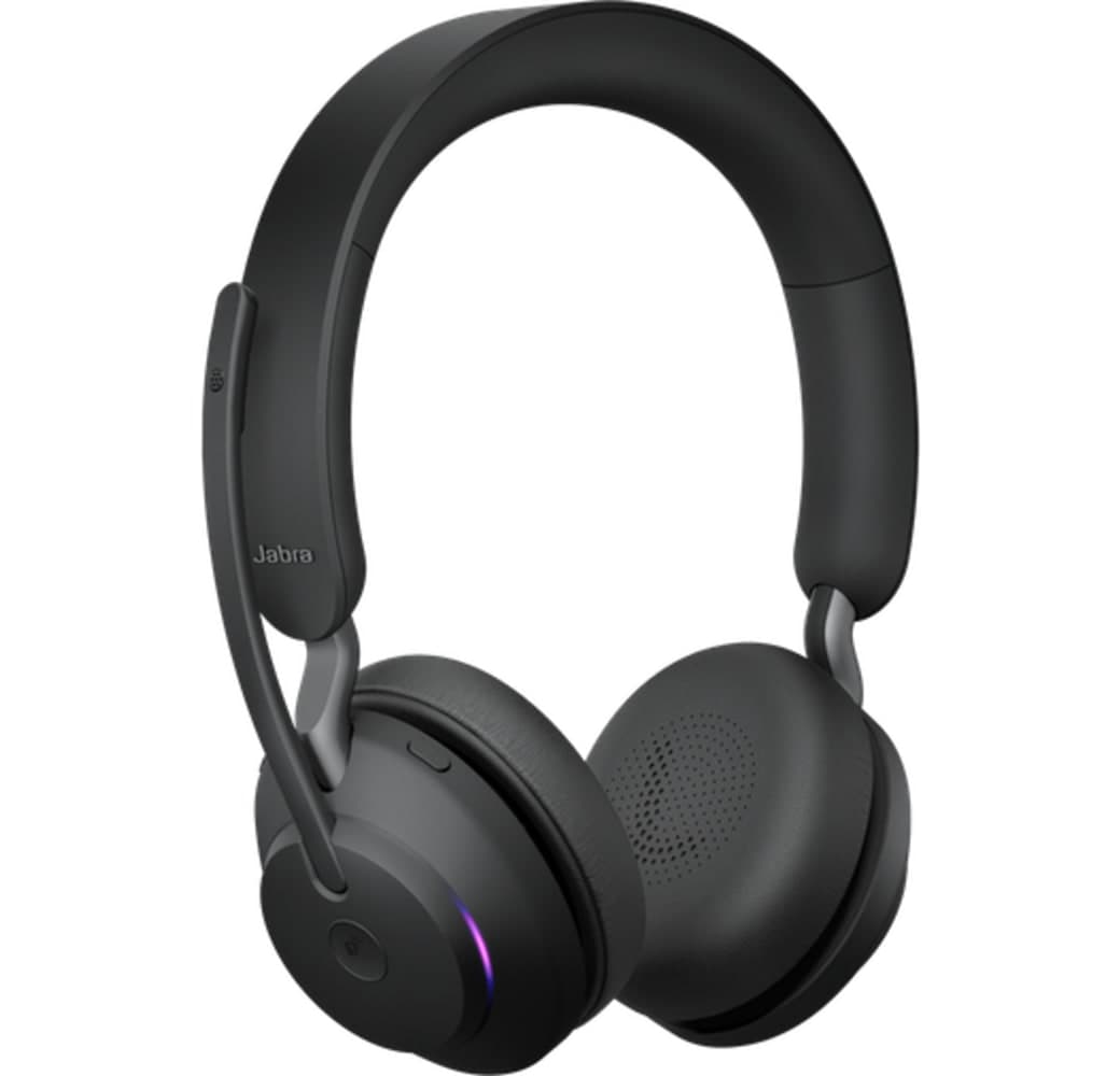Black Jabra Evolve2 65 MS Stereo (USB-A) (Incl. Charging station) Wireless Office Headphones.3