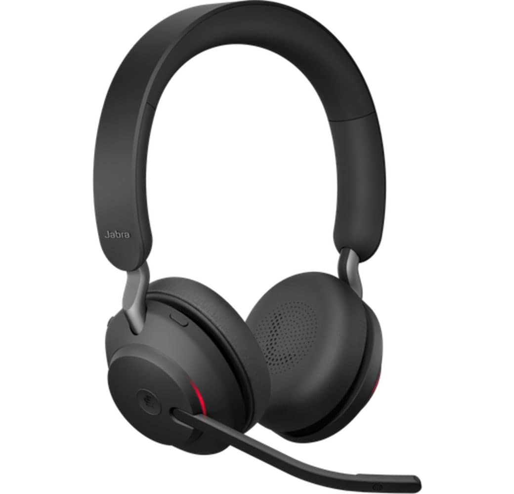 Black Jabra Evolve2 65 MS Stereo (USB-A) (Incl. Charging station) Wireless Office Headphones.4