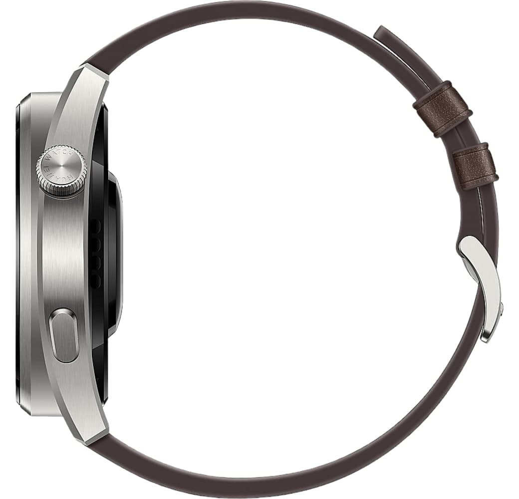 Braun Huawei Watch 3 Pro Classic GPS Smartwatch, Titanium Case, 48mm.3