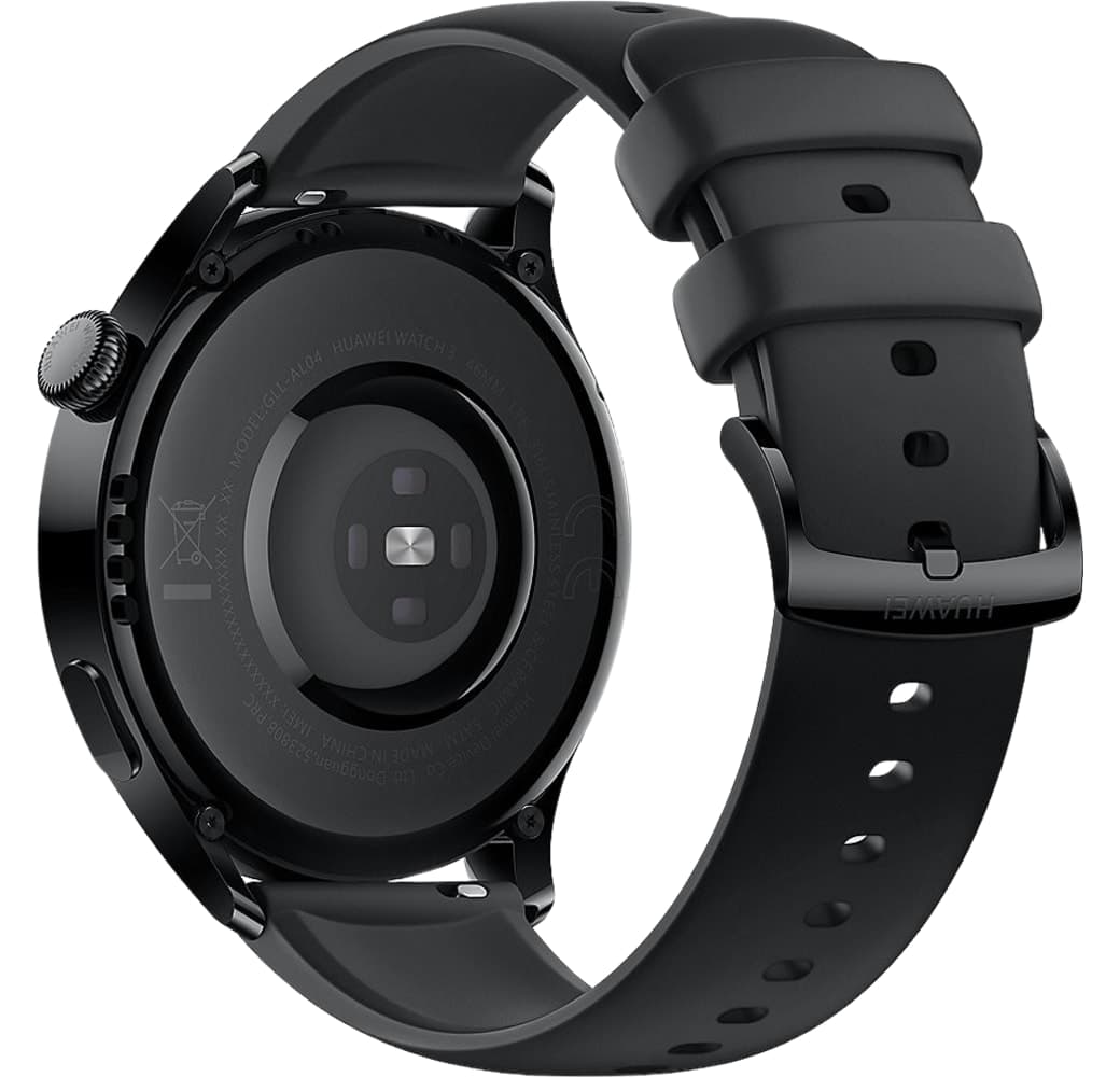 Schwarz Huawei Watch 3 Active GPS Smartwatch, Stainless Steel Case, 46mm.4
